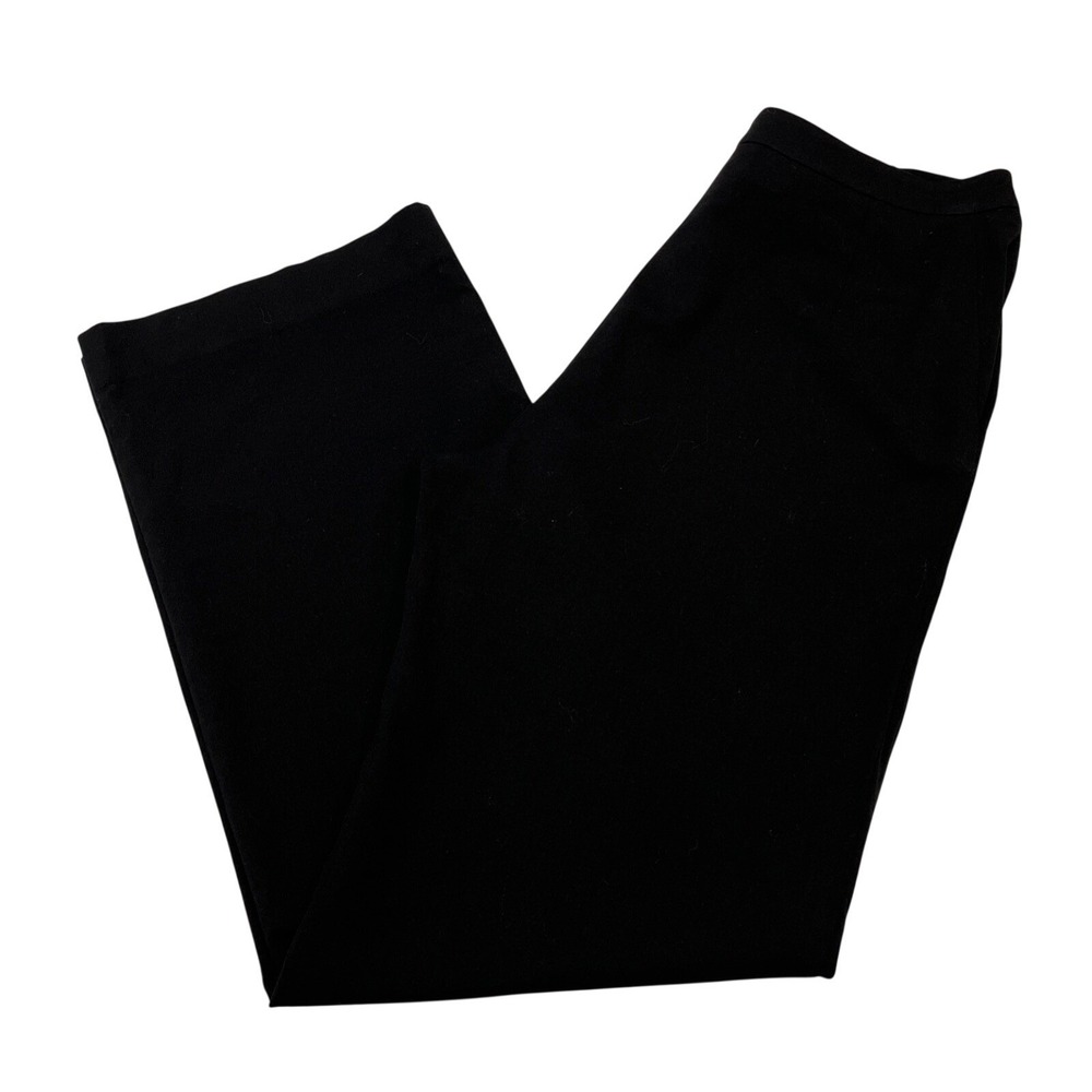 Lauren‎ Ralph Lauren Pants Black Wool Wide Leg Sailor 12 Preppy Old Money Career